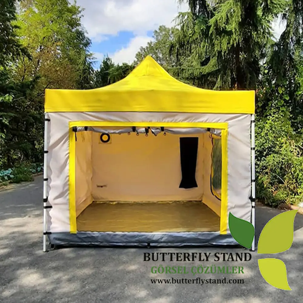 Kamp Çadırı 3x3 05 Gazebo Çadır 30'luk Mekanizmalı